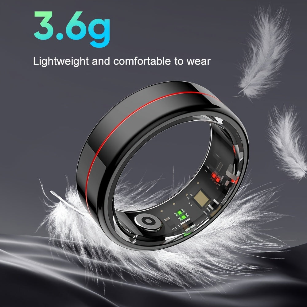 Youth Demon Smart Ring with 5ATM High Quality, Touch Screen, Lightweight Design, and Modern Look. Ideal for Business, Sports and Other Occasions, with Various Sports Modes. A Great Gift for Friends and Family., Daily Wearable Tech, Fitness Tracker,